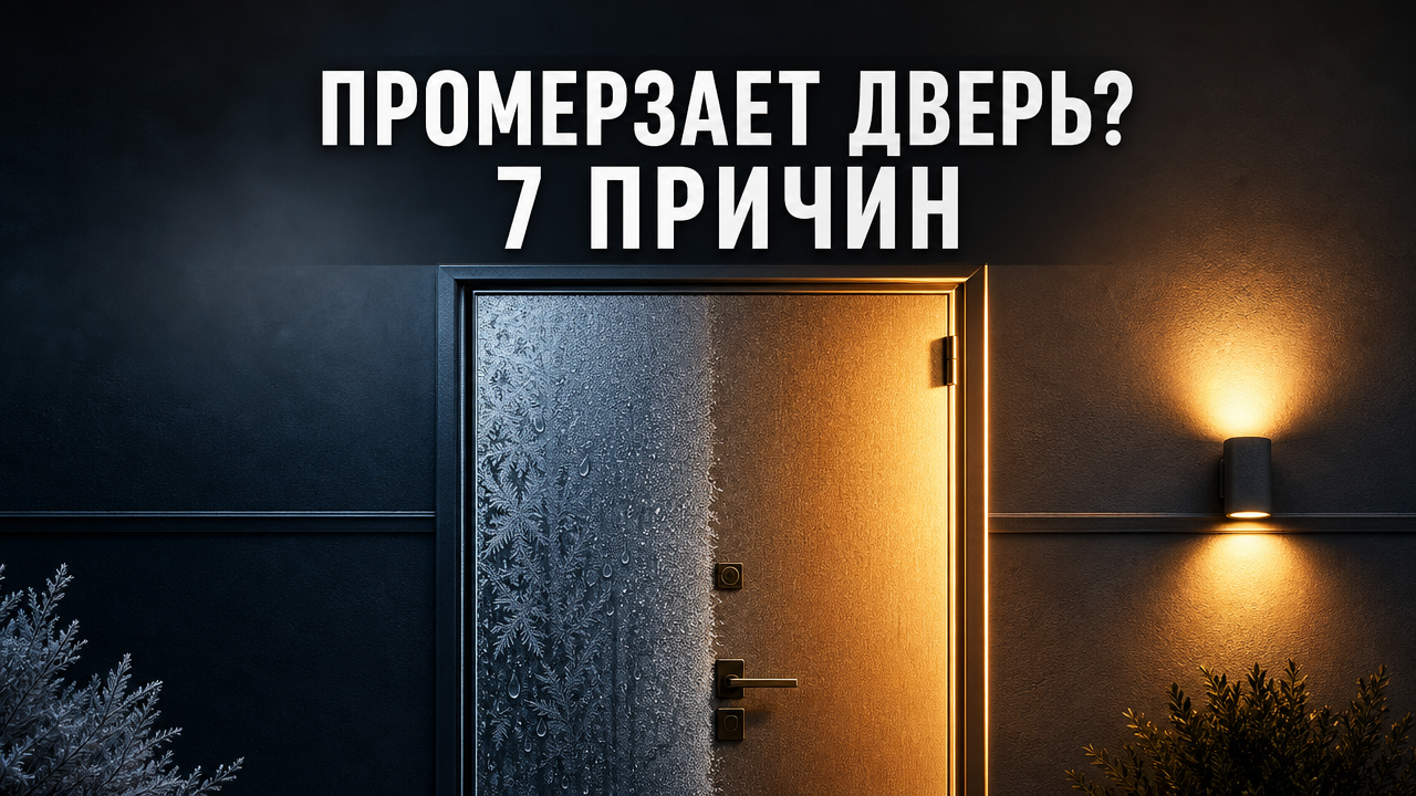 Промерзает входная дверь: 7 причин и пошаговый план решения проблемы