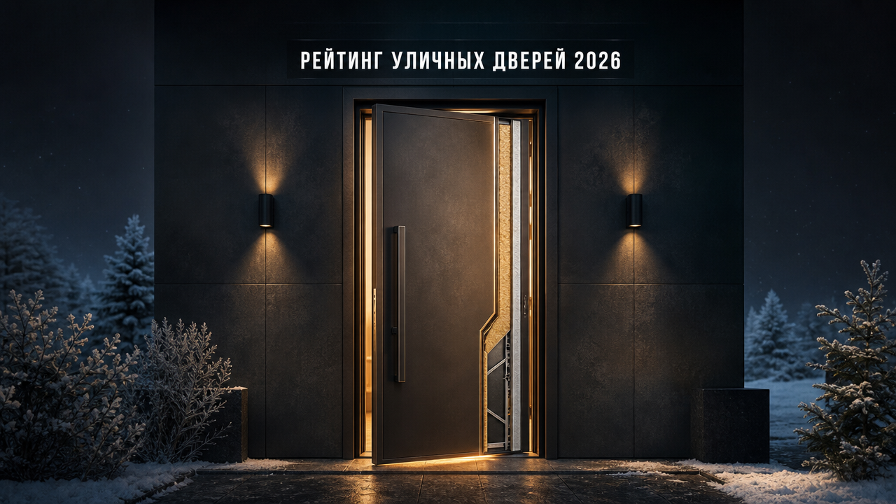 Рейтинг уличных входных дверей 2026: сравнение моделей по 6 параметрам
