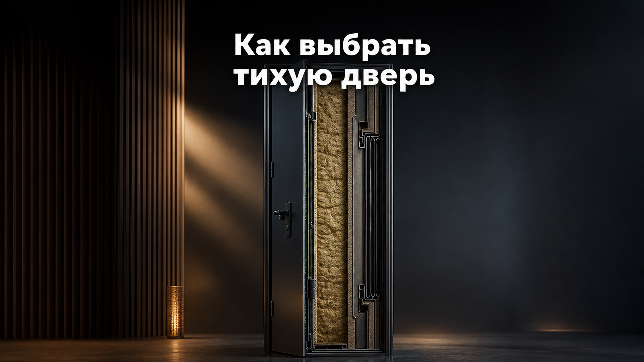 Шумоизоляция входной двери: как выбрать тихую дверь в квартиру