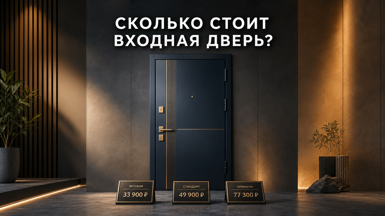 Цены на входные двери в 2026 году: разбор по сегментам эконом, стандарт и премиум