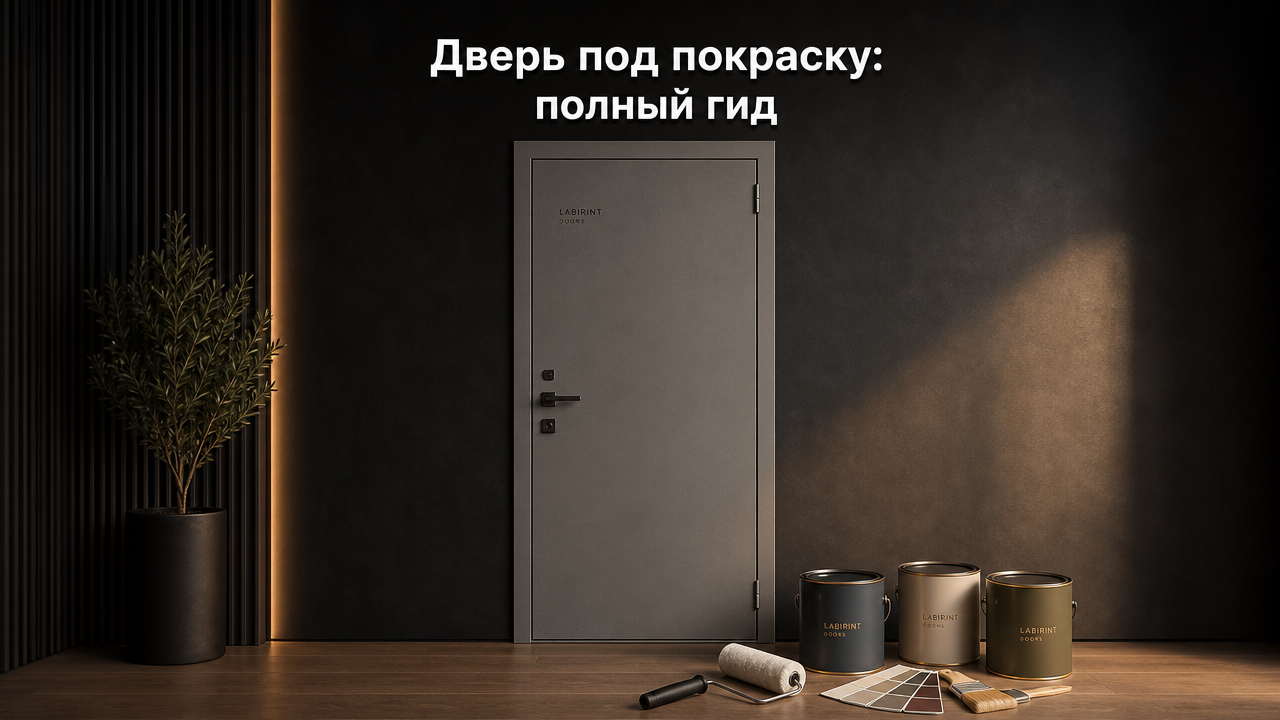 Входные двери под покраску: гид по выбору, покраске и уходу
