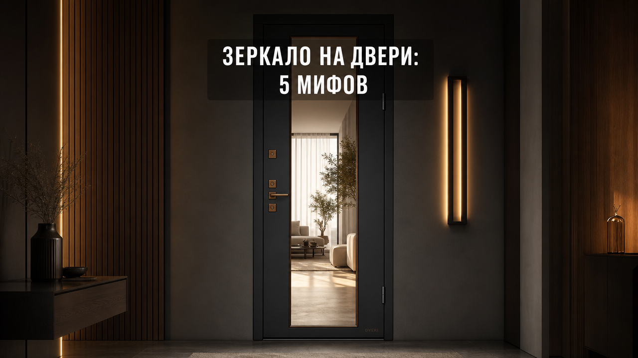 Входные двери с зеркалом: 5 мифов, плюсы и минусы, обзор моделей