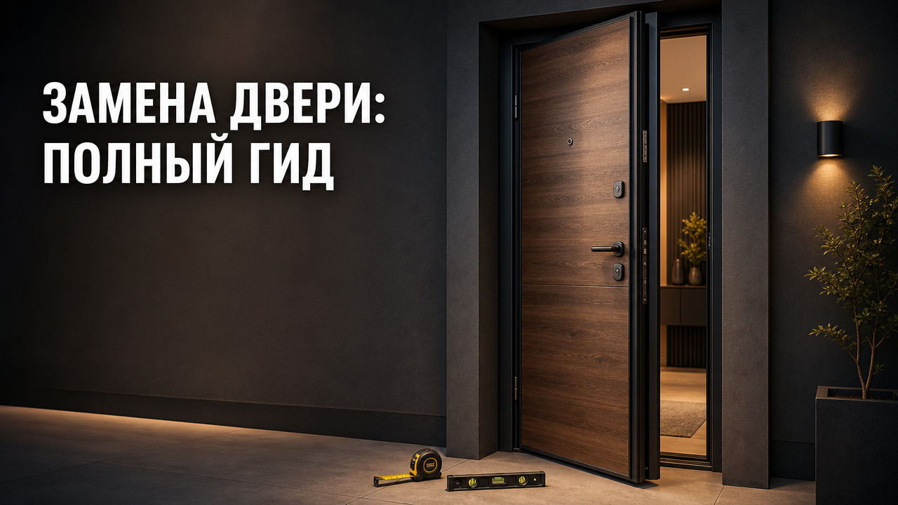 Замена входной двери: полный гид от демонтажа до финишной отделки