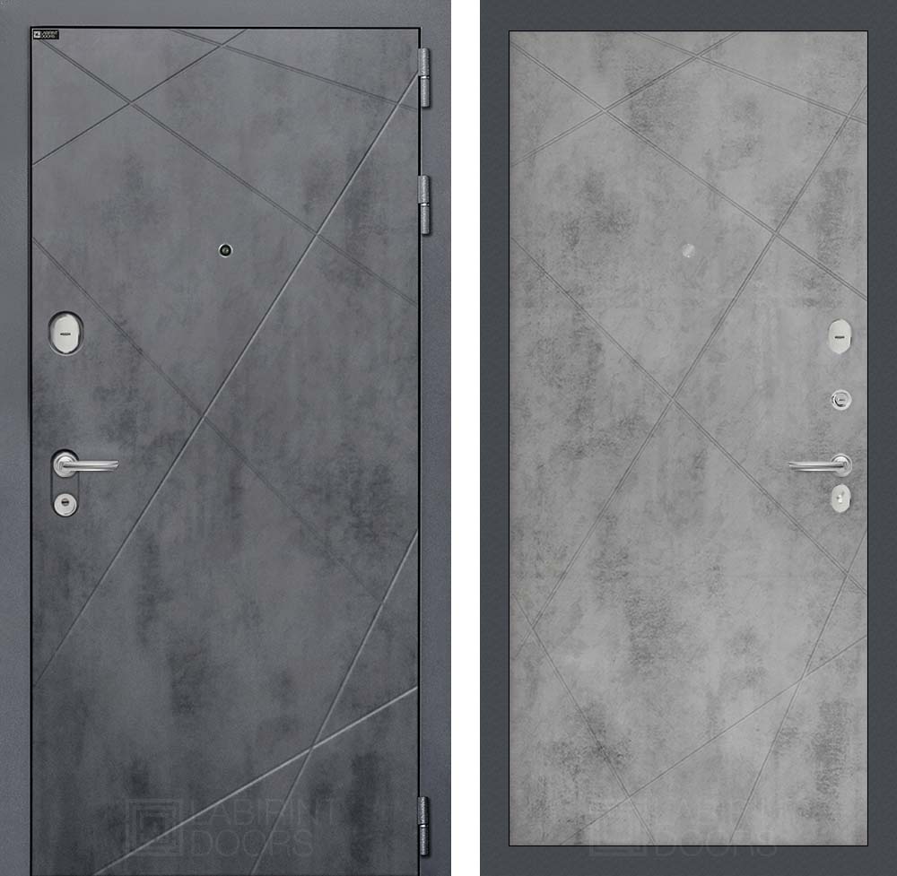 Входная дверь Лофт 24 - Бетон светлый